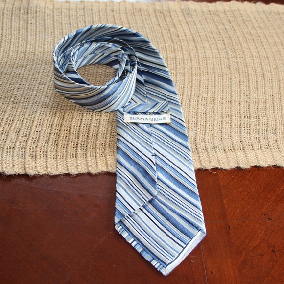 Burma Bibas Other - Beautiful Burma Bibas striped tie Burma Bibas Other - Beautiful Burma Bibas striped tie